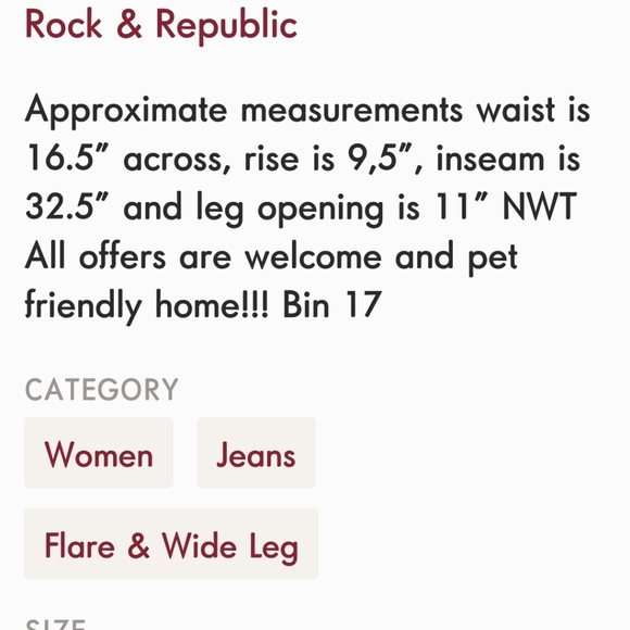 Rock & Republic Scorpion Jeans in Paveme - Picture 2 of 9